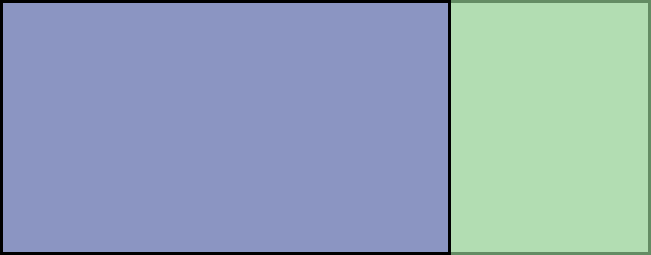 Visual TV Size Comparison : 1 inch 16x9 display vs 1.35 inch 23x9 display