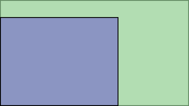 Visual TV Size Comparison : 11 inch 4x3 display vs 16.1 inch 16x9 display
