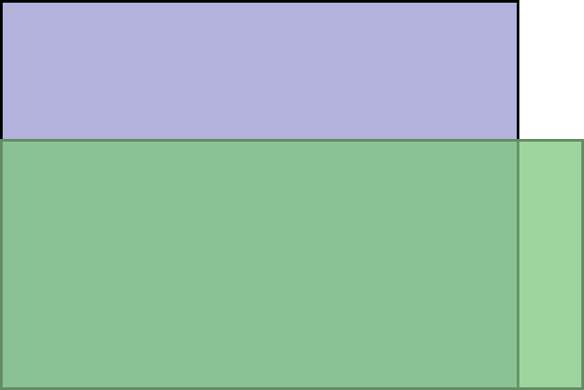 Visual TV Size Comparison : 13.3 inch 4x3 display vs 13 inch 21x9 display