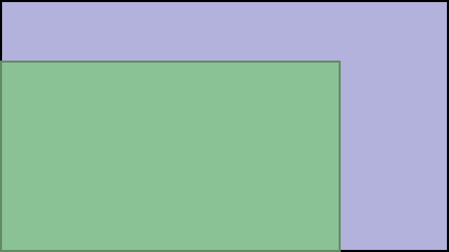Visual TV Size Comparison : 14.5 inch 16x9 display vs 11 inch 16x9 display