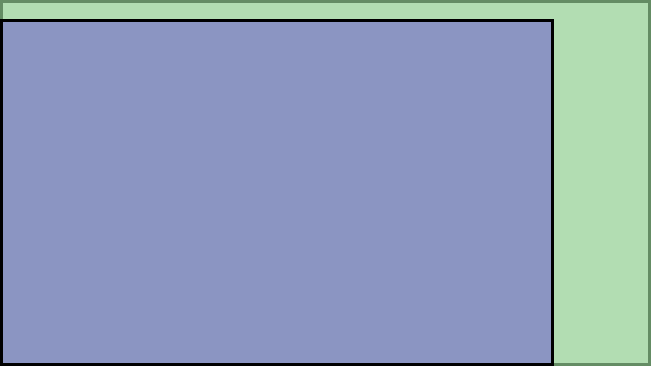 Visual TV Size Comparison : 14 inch 16x10 display vs 16 inch 16x9 display