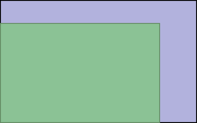 Visual TV Size Comparison : 16 inch 16x10 display vs 13 inch 16x10 display