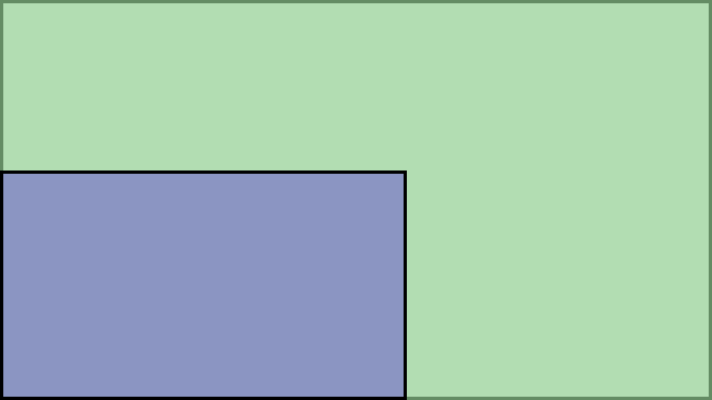 Visual TV Size Comparison : 18 inch 16x9 display vs 31.5 inch 16x9 display