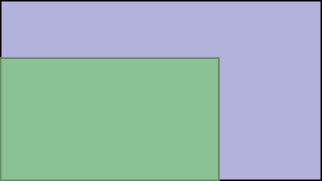 Visual TV Size Comparison : 22 inch 16x9 display vs 15 inch 16x9 display