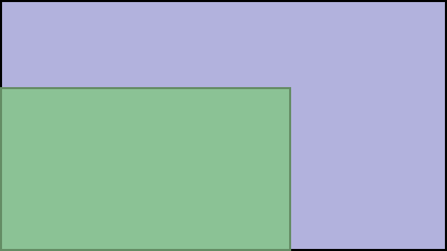 Visual TV Size Comparison : 23 inch 16x9 display vs 15 inch 16x9 display