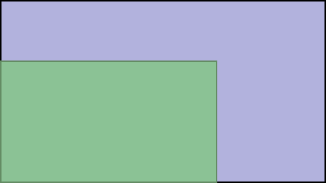 Visual TV Size Comparison : 27 inch 16x9 display vs 18 inch 16x9 display