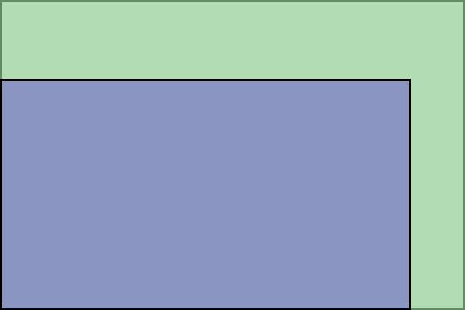 Visual TV Size Comparison : 27 inch 16x9 display vs 32 inch 3x2 display