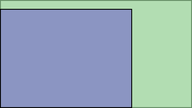 Visual TV Size Comparison : 27 inch 4x3 display vs 36 inch 16x9 display