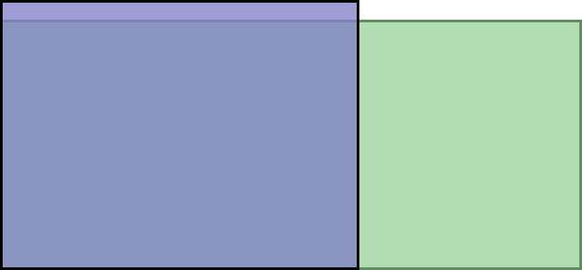 Visual TV Size Comparison : 27 inch 4x3 display vs 38 inch 21x9 display