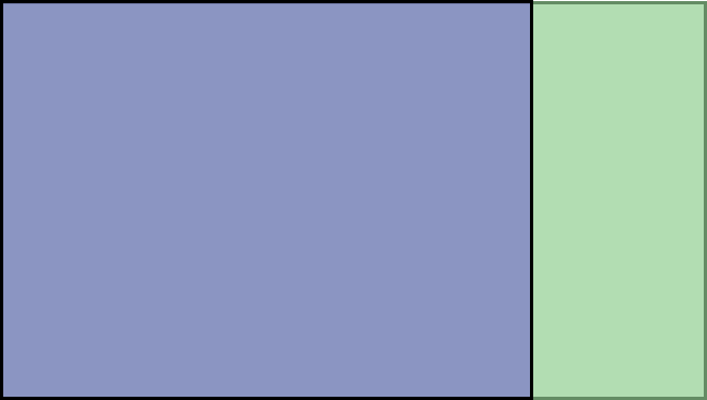 Visual TV Size Comparison : 34.5 inch 4x3 display vs 42 inch 16x9 display