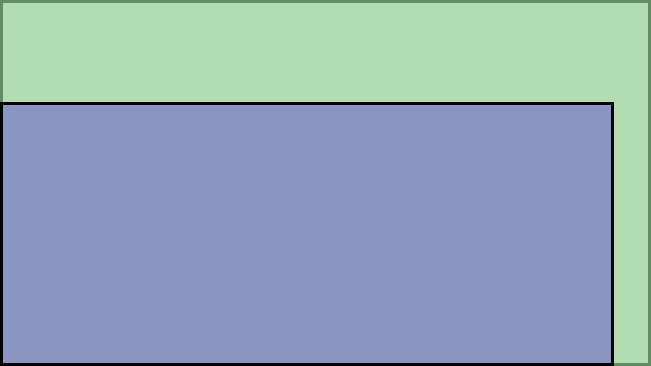 Visual TV Size Comparison : 34 inch 21x9 display vs 38 inch 16x9 display