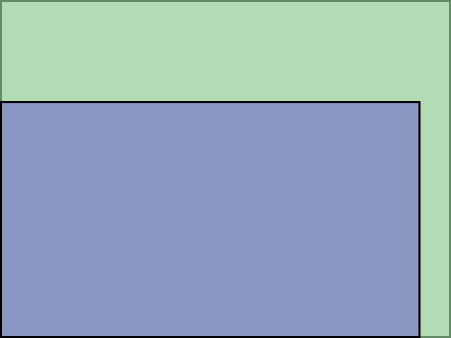 Visual TV Size Comparison : 36 inch 16x9 display vs 42 inch 4x3 display