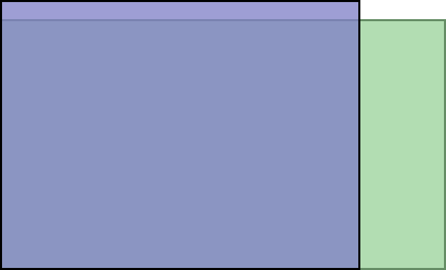 Visual TV Size Comparison : 37 inch 4x3 display vs 42 inch 16x9 display