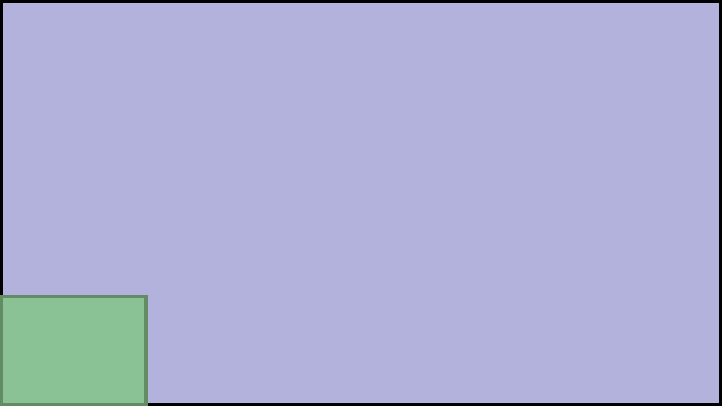 Visual TV Size Comparison : 4.5 inch 16x9 display vs 1 inch 4x3 display