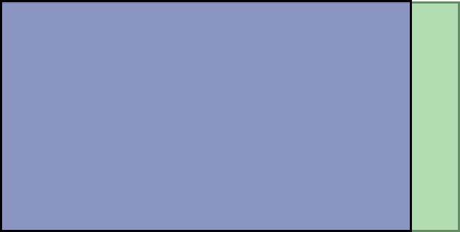 Visual TV Size Comparison : 4.6 inch 16x9 display vs 5 inch 2x1 display