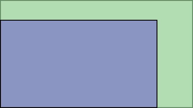 Visual TV Size Comparison : 40 inch 16x9 display vs 49 inch 16x9 display