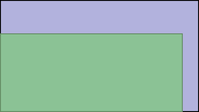 Visual TV Size Comparison : 43 inch 16x9 display vs 37.5 inch 21x9 display