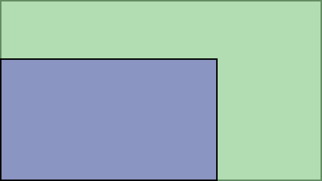 Visual TV Size Comparison : 5 inch 16x9 display vs 7.4 inch 16x9 display