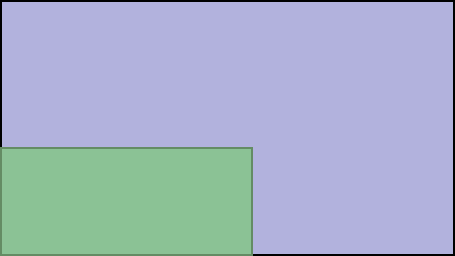Visual TV Size Comparison : 55 inch 16x9 display vs 29 inch 21x9 display