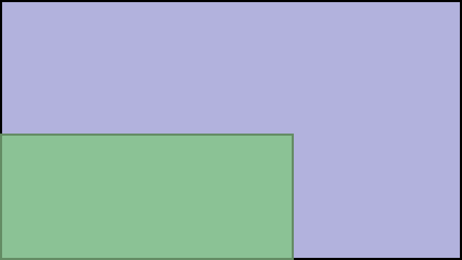 Visual TV Size Comparison : 58 inch 16x9 display vs 35 inch 21x9 display
