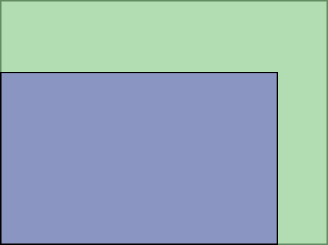 Visual TV Size Comparison : 8.8 inch 16x10 display vs 11 inch 4x3 display