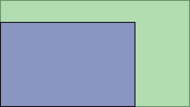 Visual TV Size Comparison : 8.8 inch 16x10 display vs 12 inch 16x9 display
